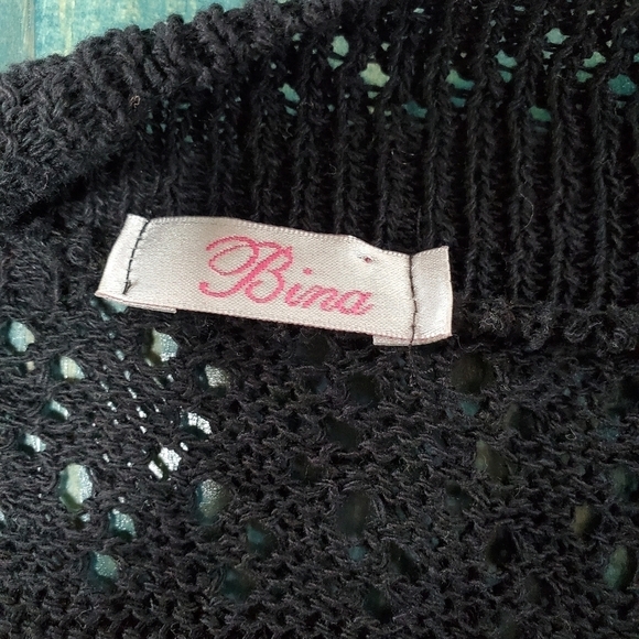 Black Lace Cardigan Small EUC - Picture 5 of 9